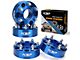 2-Inch Pro Billet Wheel Spacers; Blue (99-24 Sierra 1500)