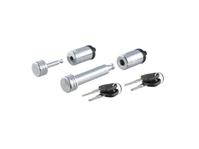 2-Inch Receiver Hitch and Coupler Lock Set