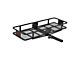 2-Inch Receiver Hitch Basket-Style Cargo Carrier; Folding Shank; 60-Inch x 22-Inch (Universal; Some Adaptation May Be Required)