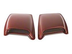 2-Piece Eclipse Hood Scoops; Smooth Black; Medium (07-13 Sierra 1500)