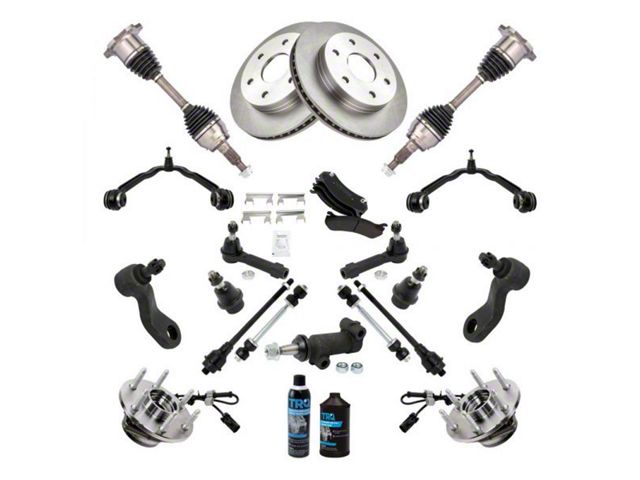 22-Piece Steering, Suspension and Brake Kit (99-06 4WD Sierra 1500 w/ Rear Disc Brakes)