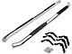 3-Inch Nerf Side Step Bars; Stainless Steel (07-18 Sierra 1500 Extended/Double Cab)