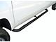3-Inch Round Side Step Bars; Rocker Mount; Black (07-18 Sierra 1500 Extended/Double Cab)