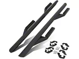 3-Inch Side Arm Side Step Bars; Black (07-18 Sierra 1500 Crew Cab)