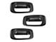 3-Piece Tailgate Handle Bezels; Textured Black (99-06 Sierra 1500)