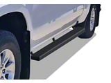 4-Inch iStep Running Boards; Black (19-25 Sierra 1500 Double Cab)