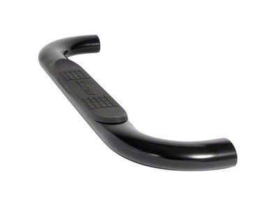 4-Inch Oval UltraBlack Nerf Side Step Bars (19-24 Sierra 1500 Regular Cab)