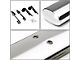 4-Inch Straight Nerf Side Step Bars; Stainless Steel (99-13 Sierra 1500 Regular Cab)