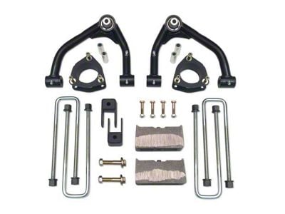 Tuff Country 4-Inch Uni-Ball Upper Control Arm Suspension Lift Kit with SX8000 Shocks (14-18 2WD Sierra 1500 w/ Stock Cast Aluminum or Stamped Steel Control Arms, Excluding Denali)