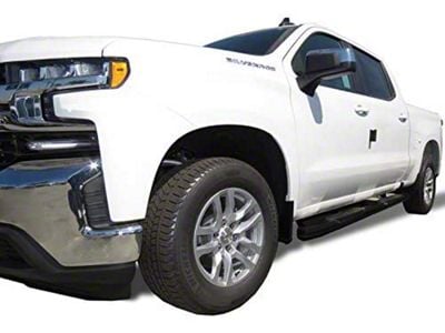 5-Inch Extreme Side Step Bars; Matte Black (19-25 Sierra 1500 Crew Cab)