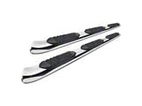 5-Inch Extreme Wheel-to-Wheel Side Step Bars; Stainless Steel (19-25 Sierra 1500 Crew Cab)