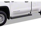 5-Inch iStep Running Boards; Black (19-24 Sierra 1500 Regular Cab)