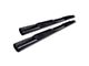 5-Inch Oval Straight Side Step Bars; Black (19-24 Sierra 1500 Double Cab)