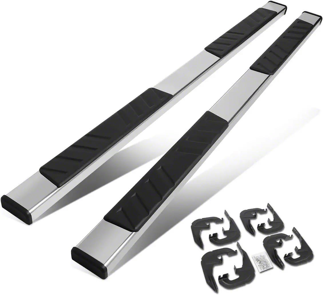 Sierra 1500 5-Inch Running Boards; Stainless Steel (19-24 Sierra 1500 ...