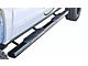 5-Inch Straight Oval Side Step Bars; Body Mount; Semi-Gloss Black (99-14 Sierra 1500 Regular Cab)