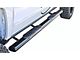5-Inch Straight Oval Side Step Bars; Body Mount; Semi-Gloss Black (99-13 Sierra 1500 Extended Cab)