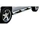 5-Inch Straight Oval Side Step Bars; Body Mount; Stainless Steel (04-18 Sierra 1500 Crew Cab)