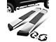 5-Inch Wide Flat Running Boards; Stainless Steel (07-18 Sierra 1500 Regular Cab)