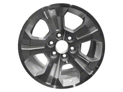 5-Spoke Replica Aluminum Silver 6-Lug Wheel; 18x8.5; 24mm Offset (14-18 Sierra 1500)