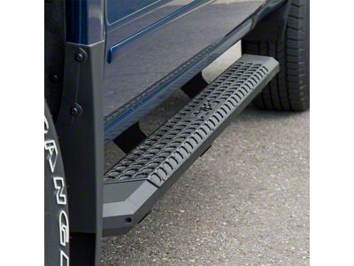 5.50-Inch AdvantEDGE Side Step Bars; Carbide Black (19-24 Sierra 1500 Crew Cab)