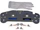 Instrument Cluster Upgrade Kit with Transmission Temperature; Stainless Steel (07-12 Sierra 1500 Extended Cab, Crew Cab)