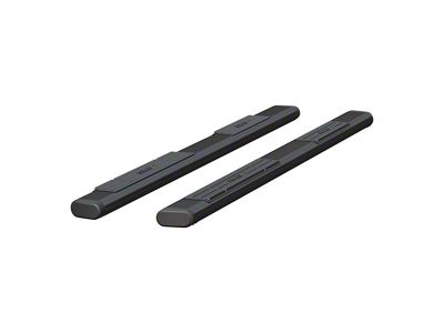 6-Inch Oval Side Step Bars without Mounting Brackets; Black (04-24 Sierra 1500 Crew Cab)