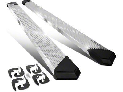 6-Inch Running Boards; Stainless Steel (19-24 Sierra 1500 Crew Cab)