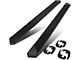 6.25-Inch Running Boards; Black (19-24 Sierra 1500 Double Cab)