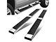 6.75-Inch Running Boards; Polished (19-24 Sierra 1500 Double Cab)