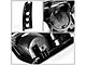 Altezza Style Tail Lights; Black Housing; Clear Lens (99-03 Sierra 1500 Fleetside)
