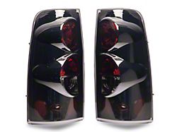 Altezza Tail Lights; Black Housing; Smoked Lens (99-03 Sierra 1500 Fleetside)