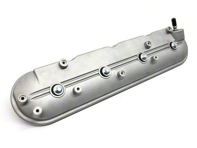 Aluminum Valve Cover; Driver Side; Raw (09-20 V8 Sierra 1500)