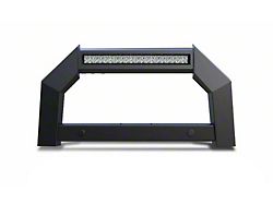 Armour Bull Bar with 20-Inch LED Light Bar; Matte Black (07-18 Sierra 1500)