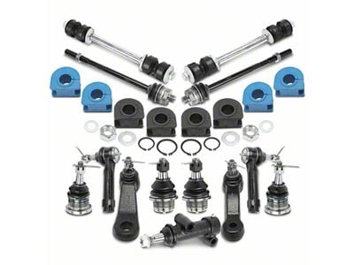 Ball Joint, Idler Arm, Pitman Arm, Sway Bar Link, Tie Rod End and Bushing Kit (05-06 4WD Sierra 1500)