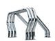 Go Rhino Triple Bar/Double Kicker Bed Bar; Chrome (99-18 Sierra 1500 Fleetside)