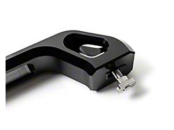 Billet A-Pillar/Roof Grab Handle; Black Anodized (99-06 Sierra 1500)