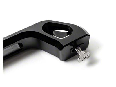 Billet A-Pillar/Roof Grab Handle; Black Anodized (99-06 Sierra 1500)