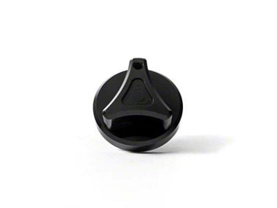 Billet Headlight Knob; Black Anodized (03-06 Sierra 1500)