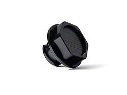 Billet LS Engine Oil Cap; Black Anodized (Universal; Some Adaptation May Be Required)