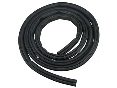 Body Mounted Door Weatherstrip Seal; Rear (04-06 Sierra 1500 Crew Cab)