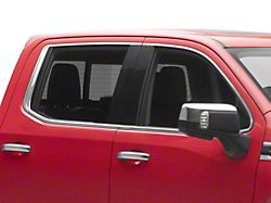 Chrome Delete Body Side Moldings; Gloss Black (14-25 Sierra 1500)