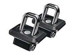 Bullet Inner Bed Retractable Tie-Down Anchors; Set of Two (07-25 Sierra 1500)