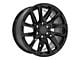 CA90 Black 6-Lug Wheel; 20x9; 28mm Offset (19-24 Sierra 1500)