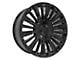 CA92 Gloss Black 6-Lug Wheel; 24x10; 28mm Offset (19-25 Sierra 1500)