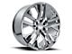 CarbonPro Replica Chrome 6-Lug Wheel; 22x9; 28mm Offset (19-25 Sierra 1500)