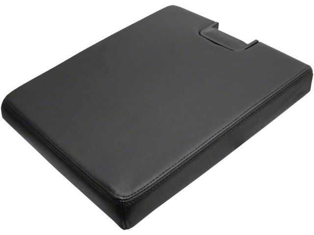 Center Console Lid; Black (07-13 Sierra 1500 w/ 40/20/40 Split Bench Seat)