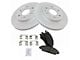 Ceramic 6-Lug Brake Rotor and Pad Kit; Front (05-06 Sierra 1500 w/ Rear Drum Brakes)