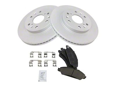 Ceramic 6-Lug Brake Rotor and Pad Kit; Front (05-06 Sierra 1500 w/ Rear Drum Brakes)