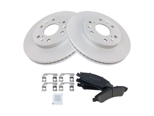 Ceramic 6-Lug Brake Rotor and Pad Kit; Front (07-18 Sierra 1500)