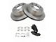 Ceramic 6-Lug Brake Rotor and Pad Kit; Rear (99-06 Sierra 1500)